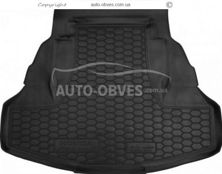 Trunk mat for Honda Accord VIII 2008-2012 - type: polyurethane фото 0
