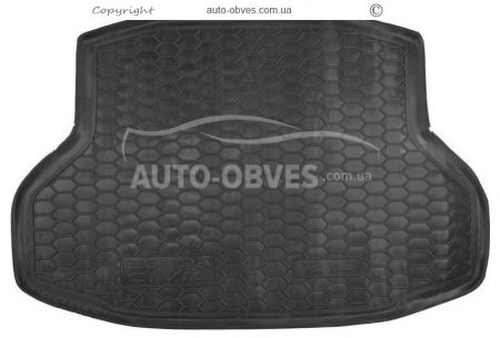 Trunk mat for Honda Civic 2016-... sedan - type: polyurethane фото 0