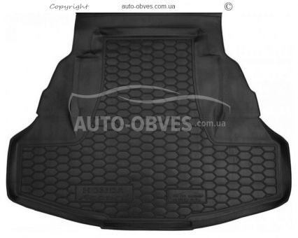 Trunk mat for Honda CRV 2017-... - type: polyurethane фото 0