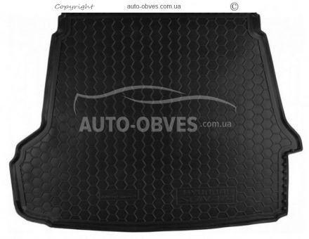 Trunk mat Hyundai Sonata 2004-2010 - type: polyurethane фото 0