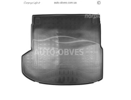 Коврик в багажник Kia Ceed SBCD с рельсами 2018-... - тип: модельный фото 0