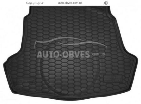 Trunk mat Kia Optima JF 2016-... - type: polyurethane фото 0