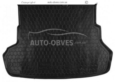 Коврик в багажник Kia Rio QB седан 2011-2016 - тип: полиуретан фото 0