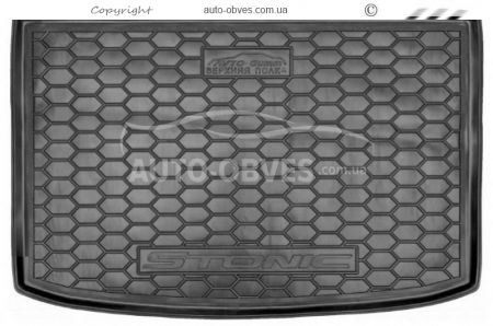 Коврик в багажник Kia Stonic 2017-… верхняя полка - тип: полиуретан фото 0