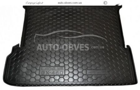 Коврик в багажник Lexus GX 460 2013-... - тип: полиуретан, 7 мест фото 0