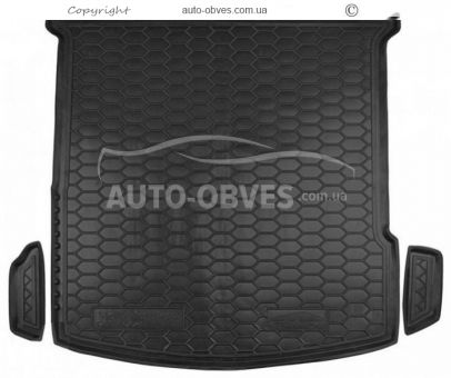 Trunk mat Mercedes GLE w166 coupe - type: polyurethane фото 0