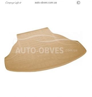 Килимок в багажник Honda Accord 2012-2014 - тип: модельний, колір: бежевий фото 0
