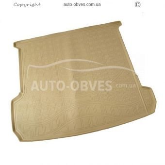 Cargo mat Audi Q7 4M 2015-... - type: model, color: beige, 7 seats, folded 3rd row фото 0