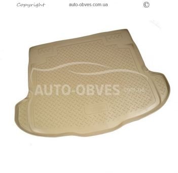 Trunk mat for Honda CRV RE5 2007-2012 - type: model, color: beige фото 0