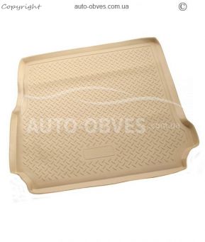Trunk mat Land Rover Discovery 4 2009-2016 - type: model, color: beige фото 0
