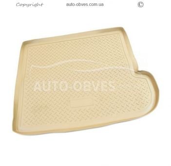 Trunk mat Subaru Tribeca 2008-2014 - type: model, color: beige фото 0