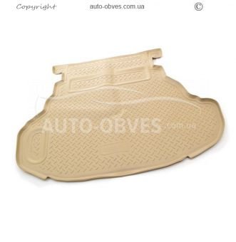 Trunk mat Toyota Camry 50 2015-2017 - type: model, color: beige фото 0