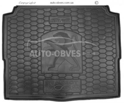 Cargo mat Peugeot 3008 2016-... bottom shelf - type: polyurethane фото 0