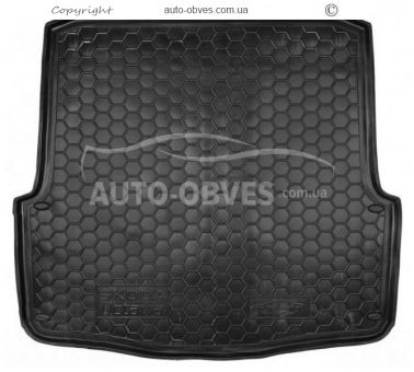 Trunk mat Skoda Octavia A5 station wagon 2010-2012 - type: polyurethane фото 0