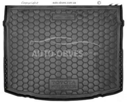 Коврик в багажник Toyota Auris 2012-... - тип: полиуретан фото 0