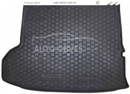 Trunk mat Toyota Highlander 2017-2020 - type: polyurethane, 7 seats фото 0