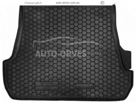 Trunk mat Toyota Land Cruiser 200 J20A 2016-2021 - type: polyurethane, 5 seats фото 0