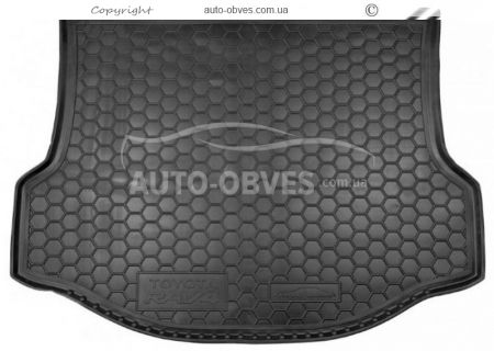 Toyota Rav4 trunk mat 2016-2019 with stowage - type: polyurethane фото 0