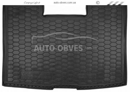 Cargo mat Volkswagen Caravelle T5 2010-2015 short base with heater - type: polyurethane фото 0