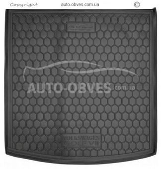 Коврик в багажник Volkswagen Golf VII универсал 2012-… - тип: полиуретан фото 0
