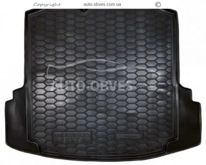 Trunk mat VolksWagen Jetta 2011-2014 with ears polyurethane фото 0