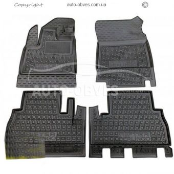 Floor mats Fiat Doblo 2023-... - type: polyurethane фото 0