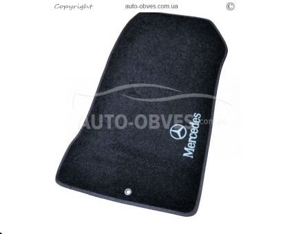 Floor mats Mercedes E210 1996-2001 rear wheel drive - material: - pile фото 1