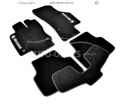 Rugs Skoda Octavia A7 2012-2017 - material: - pile фото 0