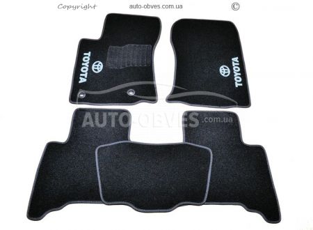 Коврики Toyota Prado 150 2009-2013 - материал: - ворс, 5 мест фото 0
