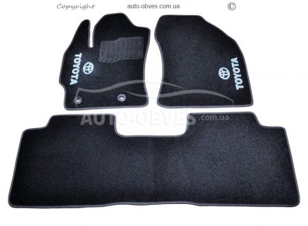 Floor mats Toyota Corolla 2013-2019 - material: - pile фото 0