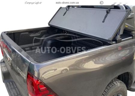 Body cover Toyota Hilux 2015-2020 - type: 4-section фото 1