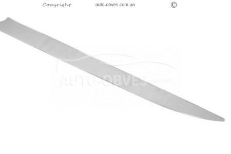Накладка на кромку заднего стекла Mercedes Vito, V-class 2014-2022, нержавейка фото 2