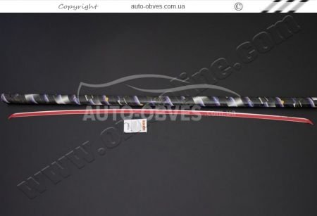 Накладка на кромку заднего стекла Fiat Doblo фото 1