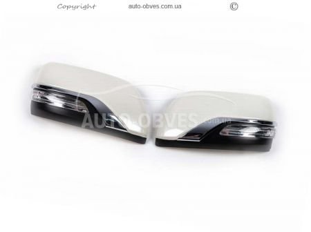 Covers for mirrors with repeater Toyota Land Cruiser 200 - type: style 2016 фото 2