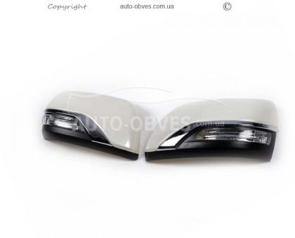 Covers for mirrors with repeater Toyota Land Cruiser 200 - type: style 2016 фото 3