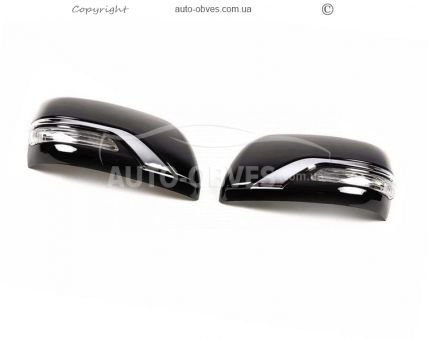 Covers for mirrors with repeater Toyota Prado 150 фото 1