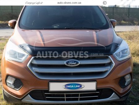 Дефлектор капота мухобойка Ford Kuga, Escape 2017-2020 - тип: турция фото 3