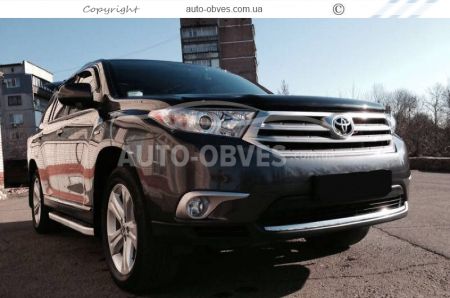 Profile running boards Toyota Highlander 2010-2013 - Style: Range Rover фото 3