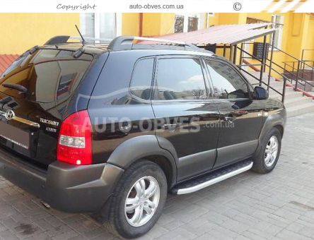 Profile running boards Hyundai Tucson 2004-2014 - Style: Range Rover фото 2