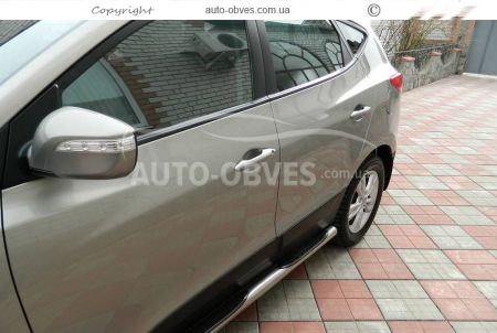 Боковые трубы Hyundai ix35 фото 1