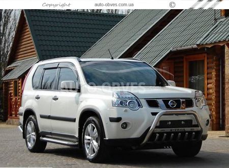 Running boards Nissan X-Trail t31 - Style: BMW v3 фото 1