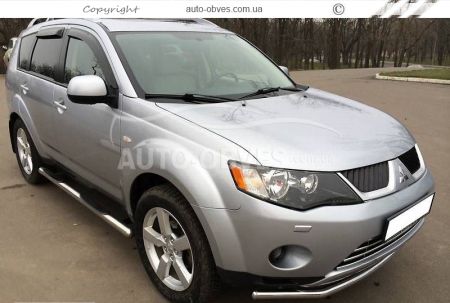 Боковые трубы Mitsubishi Outlander XL 2007-2010 фото 1