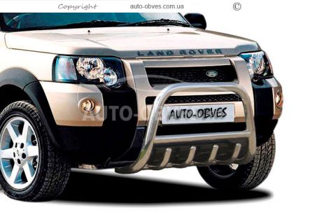 Защита переднего бампера Land Rover Freelander I - тип: низкий фото 0