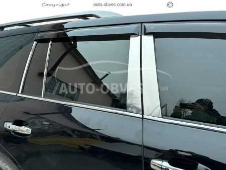 Накладки на стойки дверные Lexus LX 570 фото 2