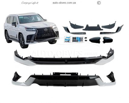 Комплект накладок Lexus LX 500d, 600 - type: для F-Sport фото 0