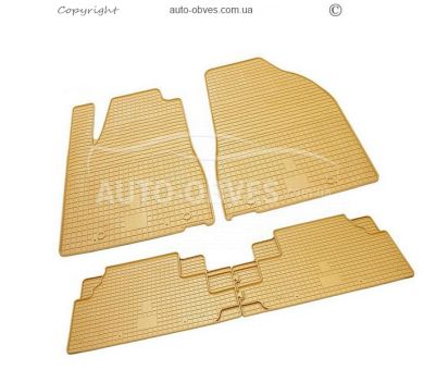 Floor mats for Lexus RX - type: 4pcs - beige фото 0