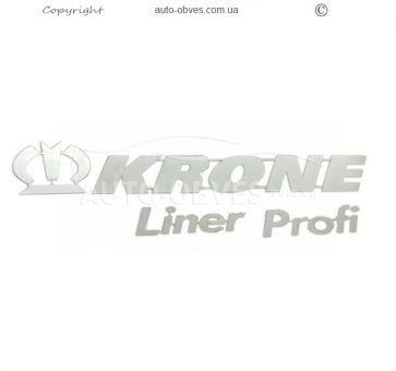 Надпис Крона Профі Лайнер - Krone Profi Liner + логотип фото 0