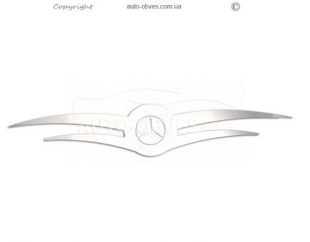 Лого на капот Mercedes - тип: 1 шт - ширина 60см фото 0