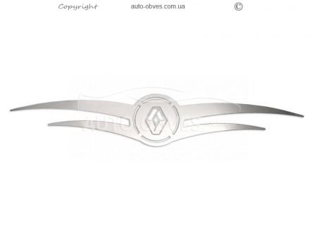 Hood logo Renault 1 pc - width 60 cm фото 0