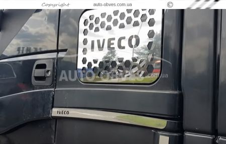 Накладки на лючок кабины Iveco Stralis – 2 шт фото 1